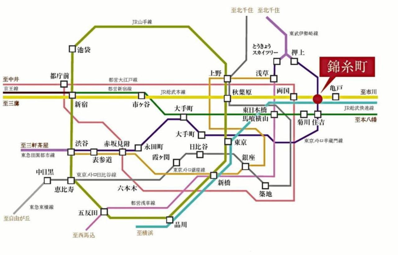 錦糸町ハウス Lejlighed Tokyo Eksteriør billede